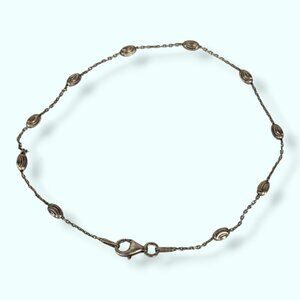 Vintage Sterling Dainty Chain Bracelet/Anklet